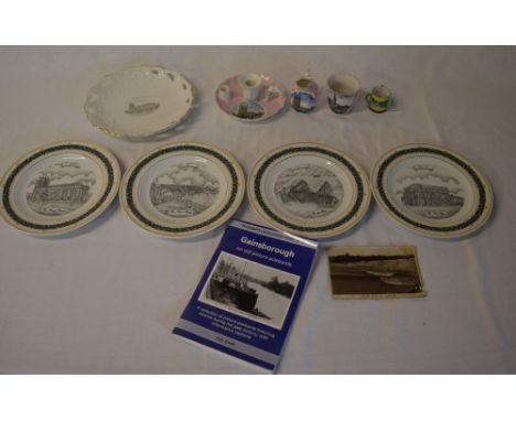 Sm collection of Gainsborough souvenir ceramic items