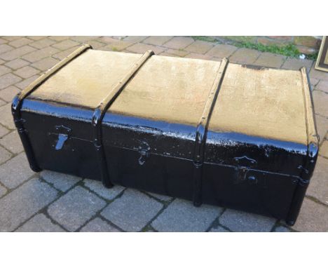 Painted black trunk