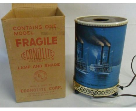 Econolite 1956 Steam Boat motion lamp with original box