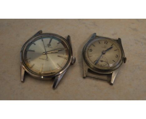 Omega gents watch (no strap) & Tissot Seastar watch (no strap)