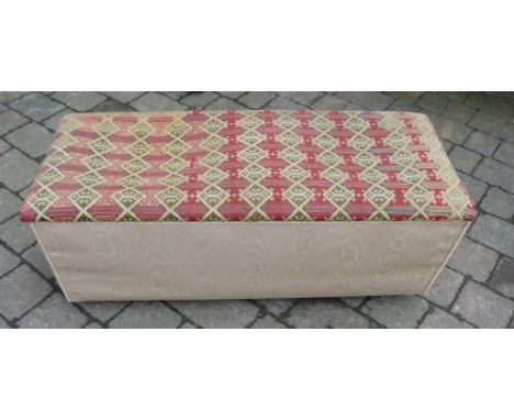 Ottoman with tapestry top