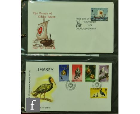 A collection of Queen Elizabeth II postage stamp presentation packs and first day covers, including some regional examples, I