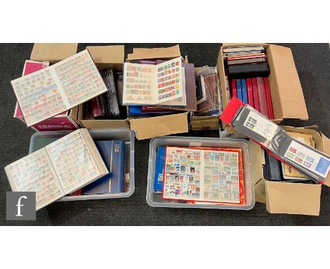 An extensive collection of Great Britain, Commonwealth and world postage stamps, used, mainly 20th but some 19th Century cont
