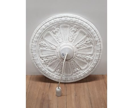 HANGING CELING LIGHT WITH CIRCULAR BASE IN GREEK DESIGN