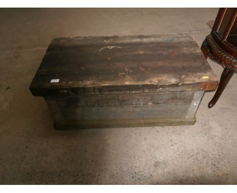 Vintage Pine Tool Trunk