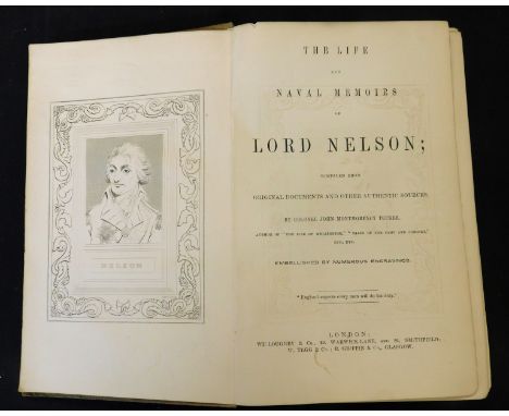 JOHN MONTMORENCY-TUCKER: A LIFE AND NAVAL MEMOIRS OF LORD NELSON COMPILED FROM ORIGINAL DOCUMENTS AND OTHER AUTHENTIC SOURCES