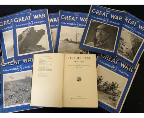 SIR WINSTON CHURCHILL: THE GREAT WAR, London, George Newnes, [1933-34], 26 parts complete, 4to, original pictorial wraps; STE