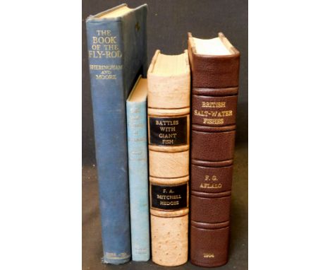 F G AFLALO: BRITISH SALT-WATER FISHES WITH A CHAPTER ON THE ARTIFICIAL CULTURE OF SEA FISH BY R B MARSTON, London, Hutchinson