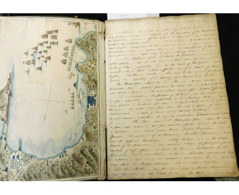 THE NAVAL JOURNAL OF THE REV ANDREW LAWRENCE (1755-1821), [Elder brother of Sir Thomas Lawrence, PRA, FRS], 150 manuscript pa