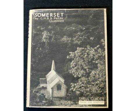CHARLES HENRY BOURNE QUENNELL &amp; PETER QUENNELL: SOMERSET SHELL GUIDE, London, Faber &amp; Faber [1939], 1st Faber edition