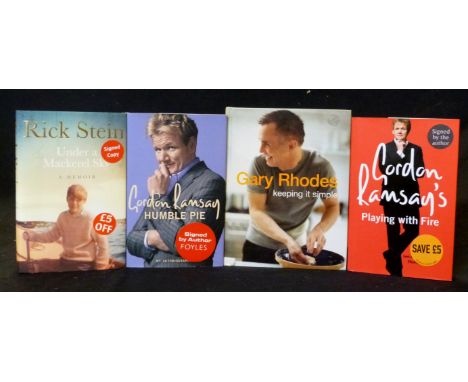 GARY RHODES: KEEPING IT SIMPLE, London, Penguin Books for The Book People, 2005, 6th printing, signed, original pictorial boa