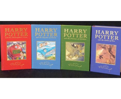 J K ROWLING: HARRY POTTER GIFT SET COMPRISING HARRY POTTER AND THE PHILOSOPHER'S STONE - CHAMBER OF SECRETS - PRISONER OF ASK