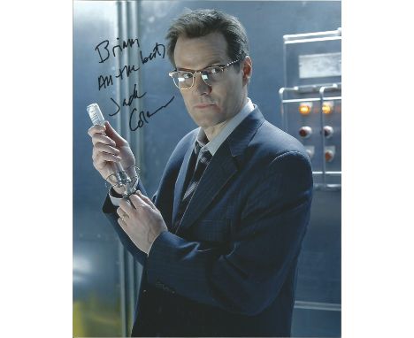 Jack Coleman 10x8 signed colour photo dedicated to Brian. John MacDonald "Jack" Coleman, born February 21, 1958 is an America