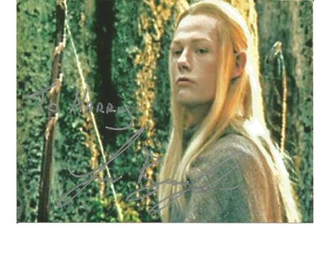 Jorn Benzon as Rumil signed 6 x 4 colour Lord of the Rings photo to Harry. The Lord of the Rings: The Fellowship of the Ring,