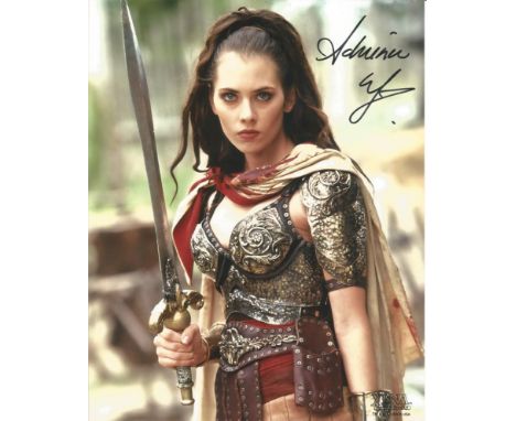 Adrienne Wilkinson Xena hand signed 10x8 photo. This beautiful hand-signed photo depicts Adrienne Wilkinson as Eve in the hit