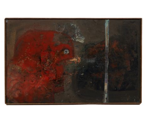 Claude Pellier (French 1932-) 'Tet De Saug', oil and mixed media on canvas, signed, dated and titled verso.38cm x 61cmQty: 1T
