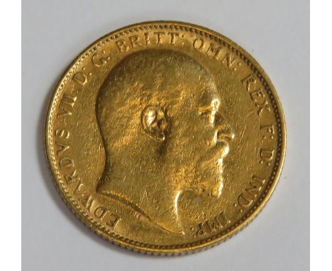 King Edward VII 1903 gold full sovereign, Melbourne mint 