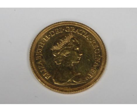 Queen Elizabeth II 1978 gold full sovereign 