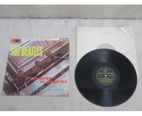 The Beatles - Please Please Me, mono, on rare black and gold Parlophone label (PMC 1202) with Dick James credits 