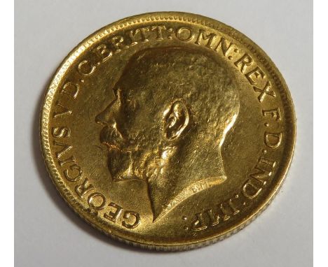 King George V 1914 gold full sovereign