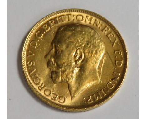 King George V 1912 gold full sovereign