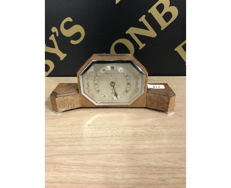 VINTAGE OAK CASED GARRARD & CO. , ELLIOT MANTLE CLOCK (SOLD AS SEEN )