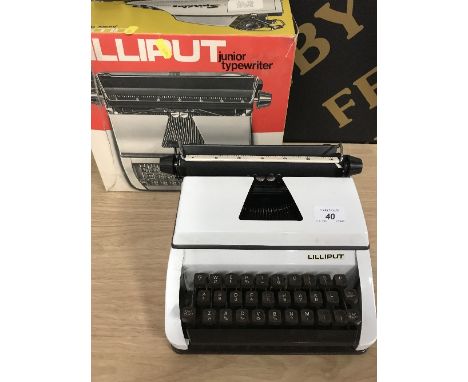 LILLIPUT TYPEWRITER WITH BOX