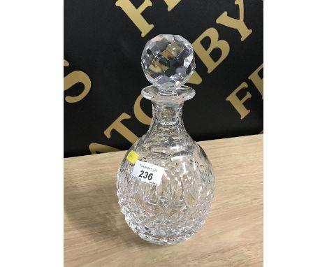 CUT GLASS CRYSTAL SPIRIT DECANTER