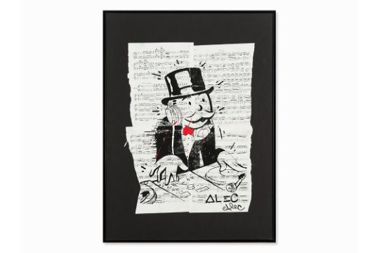 Alec Monopoly Monopoly Man As A Dj U S Circa 2000 Mixed Media