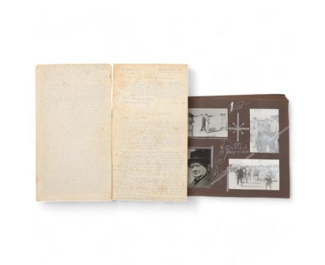 Desert Rats Days with the 8th Army, album of photographs, ephemera and maps with annotations dated 1942 - 5