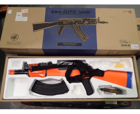 AK74U style AEG with magazine and accessories (untested). P&amp;P Group 3 (£25+VAT for the first lot and £5+VAT for subsequen