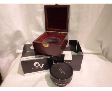 Crystal vision boxed 0.5x AF wide angle lens. P&amp;P Group 1 (£14+VAT for the first lot and £1+VAT for subsequent lots) 