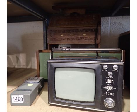 Midlands transceiver and a Pye radio telephone, with a TV. Not available for in-house P&amp;P 