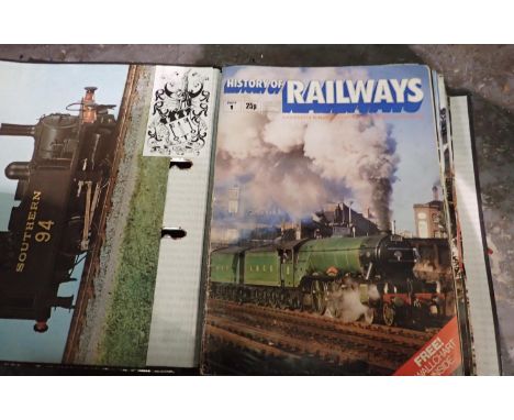 Large quantity of A History of Railways magazines. P&amp;P Group 2 (£18+VAT for the first lot and £3+VAT for subsequent lots)