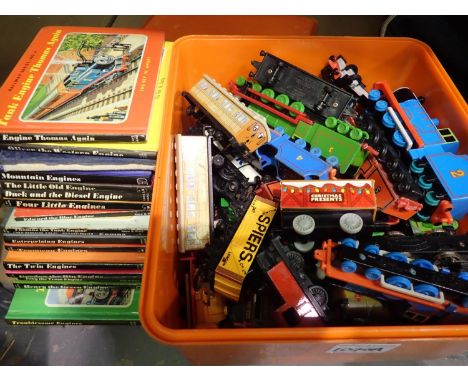 Quantity of Thomas the Tank engine models and books. P&amp;P Group 3 (£25+VAT for the first lot and £5+VAT for subsequent lot