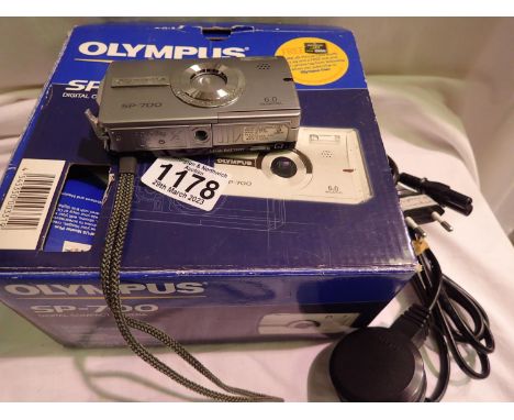 Olympus 700 digital camera. P&amp;P Group 1 (£14+VAT for the first lot and £1+VAT for subsequent lots) 