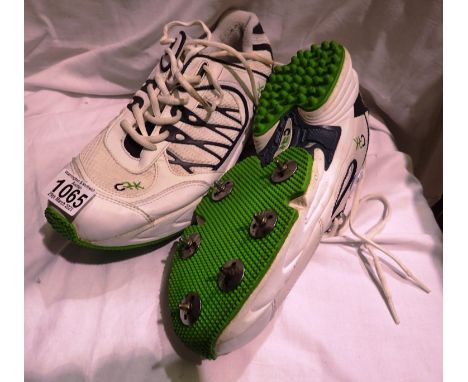 Pair of CR-K cricket spikes, UK size 9. P&amp;P Group 2 (£18+VAT for the first lot and £3+VAT for subsequent lots) 