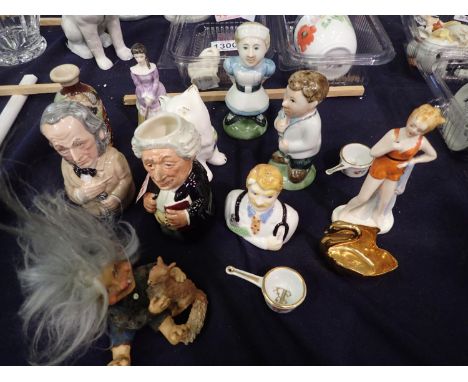 Mixed small ceramics including Royal Doulton. P&amp;P Group 3 (£25+VAT for the first lot and £5+VAT for subsequent lots) 