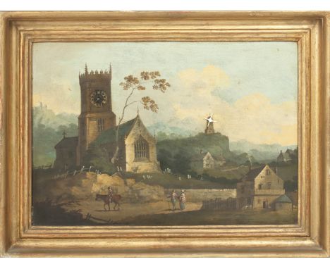 A 19th century automaton picture timepieceThe movement engraved W.H Price No 1130, BirminghamPainted on copper with a depicti