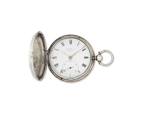 Barrauds, Cornhill, London: A silver key wind full hunter pocket watch with duplex escapementDate: London 1816Movement: gilt 