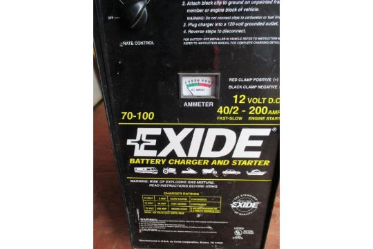 exide car battery charger