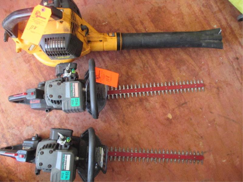 (3) Pcs. (2) Craftsman Bushwacker Gas Hedge Trimmer, 22