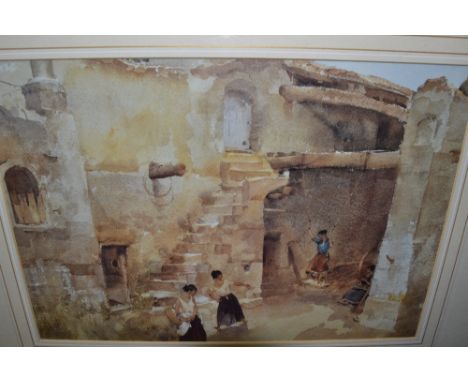 William Russell Flint, After
Washer Women,
coloured print 