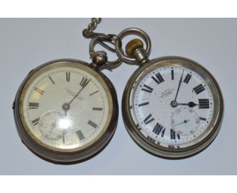A J. Harrison & Sons of Manchester pocket watch;  a Kays screw back lever pocket watch