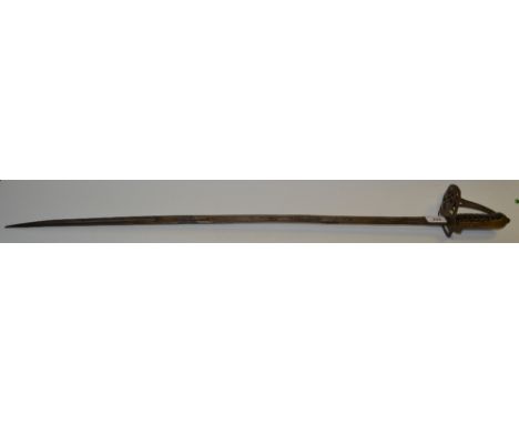 An Indian Light Cavalry sword, lacking scabbard