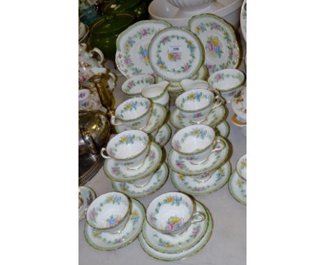 A Delphine Rosemary tea service, for twelve (lacking one cup)