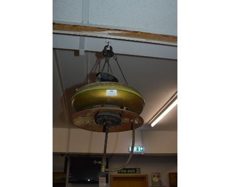 Brass Paraffin Lamp Light Fitting 