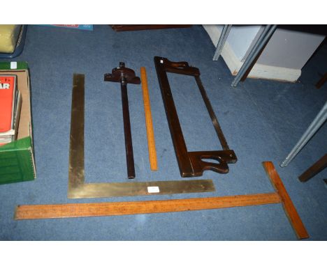 Vintage Tools, Squares, Saw, etc. 