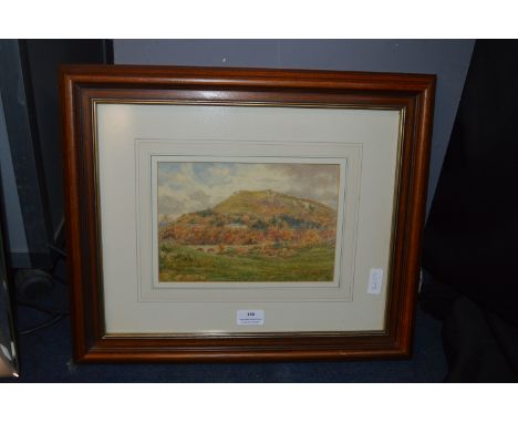 Framed Watercolour Landscape by William R. Hayles 1912 
