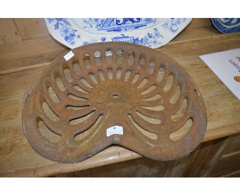 Albion Cast Iron Tractor Seat 